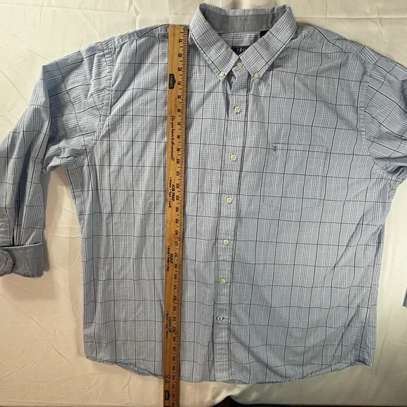 Izod Premium Essentials Size 2XL Men's Embroidered Pocket Logo Button Down Shirt - Picture 9 of 14